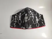 Glow in the Dark Skeletons washable reusable anti-air pollution face mask