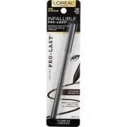 L'Oreal Paris Infallible Pro-Last Eyeliner Pencil, Brown 940, Waterproof, 0.0...