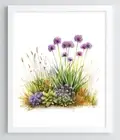 Grass Wall Art Print, Grass Floral Wall Art Decor, Botanical Art Print #21