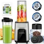 KOIOS Smoothies Blender, 900W Personal Blender and Grinder Combo for Kitchen, Sm