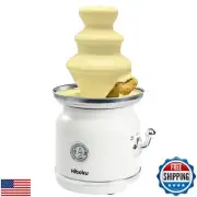 Hiboku Niftyhome Chocolate Fondue Fountain Machine Stainless Steel 3 Tiers El