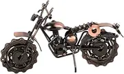 GARVALON Motorcycle Ornaments Vintage Metal Motorcycle Model Desktop Decor Home Table Decoration Motorcycle Decoration Decorative Model Retro Handicraft Iron Motorcycle Model Desktop Crafts