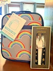 Pottery Barn LUNCH BOX BAG School + Utensil Set Disney Star Gold Rainbow party