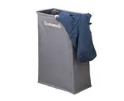 Dirty Clothes Receiving Box Bundle Oxford Foldable Clothes Basket - Dark Grey