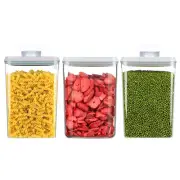 Pop Food Storage Containers Airtight Set with Lids Kitchen Pantry Organization