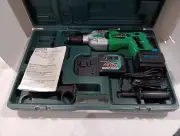 Hitachi DV 24DV CORDLESS HANMER DRILL WITH 2 BATTERIES