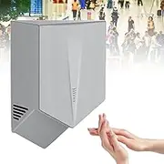 Commercial Wall Mounted Hand Dryer, 1500w Electric Automatic Induction Hand Dryer, Suitable for Kitchen, Bathroom and Toilet, 5-8 Seconds to Dry,Grey