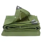 Heavy Duty Waterproof Canvas Tarpaulin Sun Blocked Dustproof Arm 4 Sizes