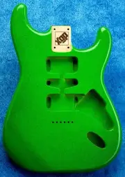 XGP Green Metallic Sparkle Hardtail XGP Alder HSH Srat Style Body Lightweight