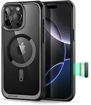 SUPCASE for iPhone 16 Pro Case with Camera Control Capture Button (Unicorn Beetle Mag), [Compatible with MagSafe] Slim Protective Magnetic Phone Case for iPhone 16 Pro 6.3'' 2024, Black