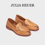 JULIA HEUER 女款小羊皮 簡約百搭樂福鞋-36/37/38 黑/棕皆有現貨