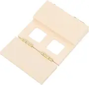 Dollhouse Hinged Window Miniature Decor Pretend Play Tiny Window Frame Ideal for Layout Props