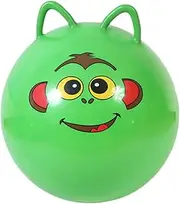 1Pc Jump Ball Inflatable Fitness Ball with Cartoon Ears Jumping for Indoor and Outdoor Fun PVC Exercise Equipment for Adults