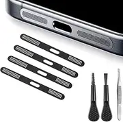 Phone Speaker Dust Cover for iPhone 16/16 Pro/16 Pro Max/iPhone 15/15 Pro/Pro Max iPhone 14 13 12– Black