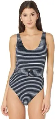 Seafolly 277418 Seaside Stripe One-Piece True Navy AU 12 (US 8)