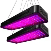Green Fingers 2X 2000W Grow Lights LED Full Spectrum Indoor Plant All Stage Grow