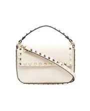Valentino Garavani Rockstud Mini Clutch Bag One size Light ivory white