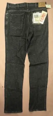 Vintage 1990’s Lee Riders, Pepered Stretch Strait Leg, Deadstock NWT, Size 34x36