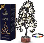 Bonsai Tree Crystal Tree Balancing Stones Chakra Beads Handmade Decorative Accessories