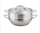 SCANPAN Satin 18/10 Stainless Steel Induction Multi-Purpose 28cm Brand New