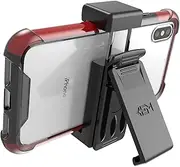 BAISRKE Universal Belt Clip for Cell Phones & Cases | Galaxy Note, iPhone 16, iPhone 15, iPhone 14, iPhone 13 | Black