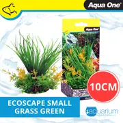Aqua One Ecoscape Grass Green Plastic Plant 10cm - Small (28373)