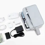 Portable Data Cable Storage Bag Electronics Earphones Adapter Charger Organizer