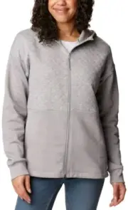 $100 Columbia Women Size S/M Hiking Jacket Quilted Hooded Full Zip Hart Mountain