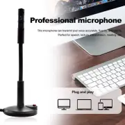 Universal USB Stand Mini Desktop Microphone Mic For PC Desktop Laptop MacBook