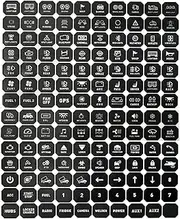 140Pcs Switch Panel Stickers Universal for 6 Gang 8 Gang 12 Gang Switch Panel