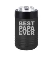 Can Bottle Cooler Insulated Drink Holder BEST PAPA EVER