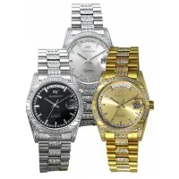 在飛比找Yahoo奇摩購物中心優惠-ROSDENTON 勞斯丹頓 公司貨 榮耀總裁晶鑽機械腕錶-