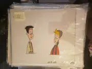 Back to the Future Series Animation Production Cel Universal Studios COA #21