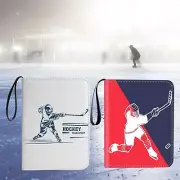 Hockey Card Folder 3 Rings Card Holder Protectors Albums for Sport Cards