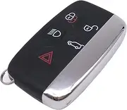 Replacement Key Fob Cover Case fit for Range Rover Evoque Velar Discovery Land Rover LR4 LR2 Sport and Jaguar XF XJ XE F-PACE F-Type Smart Keyless Entry Key Fob Shell
