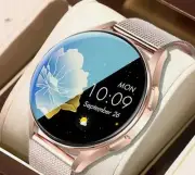 New Bluetooth Call Smart Watch Women Custom Dial Steel Watches With Many Sports