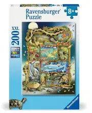 NEW & SEALED Ravensburger 00866 Reptiles on a Shelf 200 Pc XXL Jigsaw Puzzle