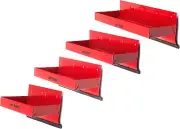 4Pc Magnetic Toolbox Tray Set Tool Box Cabinet Side Shelf Storage Van Workshop
