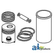 Compatible With John Deere PISTON LINER KIT RE23173 500A (SN 123113), 500 (SN