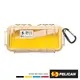 PELICAN 派力肯 1030 Micro Case 微型透明防水 氣密箱 透明 黃色 廠商直送
