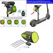 LED Signal Electric Scooter Tail Light Bag + Remote Control For Ninebot Max G30