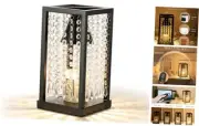Candle Warmer Lamp with Timer: Black Candle Warmers with 2 Bulbs Height Crystal