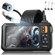 Endoscope Camera with Light, Inspection Borescope Camera with 4.3" IPS Screen...
