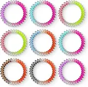 NILLOS Chewing Bracelets, 20 PCS Sensory Stretchy Coil Bracelets for Relieve Autism, Anxiety, ADHD (Random Color)