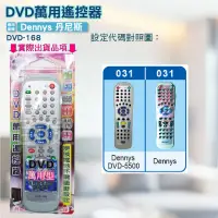 在飛比找蝦皮購物優惠-[百威電子] DVD遙控器 紅外線傳輸 Dennys 丹尼斯