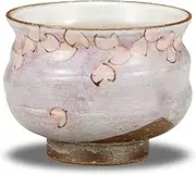 Yaki(ware) Japanese Yunomi Tea Cup Flower