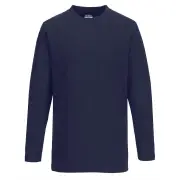 Portwest Mens Long-Sleeved T-Shirt (Navy) - PW325