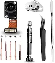 Replacement SlAM Grayscale Camera Sensor for Oculus Quest 3 3S Headset(Left/Right Side of the Front), Repair Kit Accessories Repair Parts Including Screwdrivers, Tweezers, Pry tool