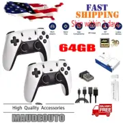 4K HDMI TV 40000+ Video Game Stick Retro Gaming Console w/ 2 Wireless Controller