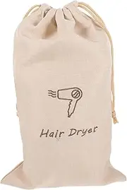 [FOMIYES] Blow Dryer Bag Hair Dryer Storage Bag Drawstring Cloth Bag Travel Drawstring Bag Hair Dryer Travel Bag Travel Blow Dryer Drawstring Hair Dryer Bags 35c Linen Universal Storage Bags